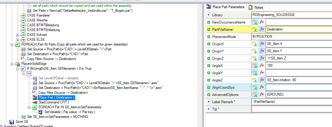 Erzeugung eines neuen Shapes