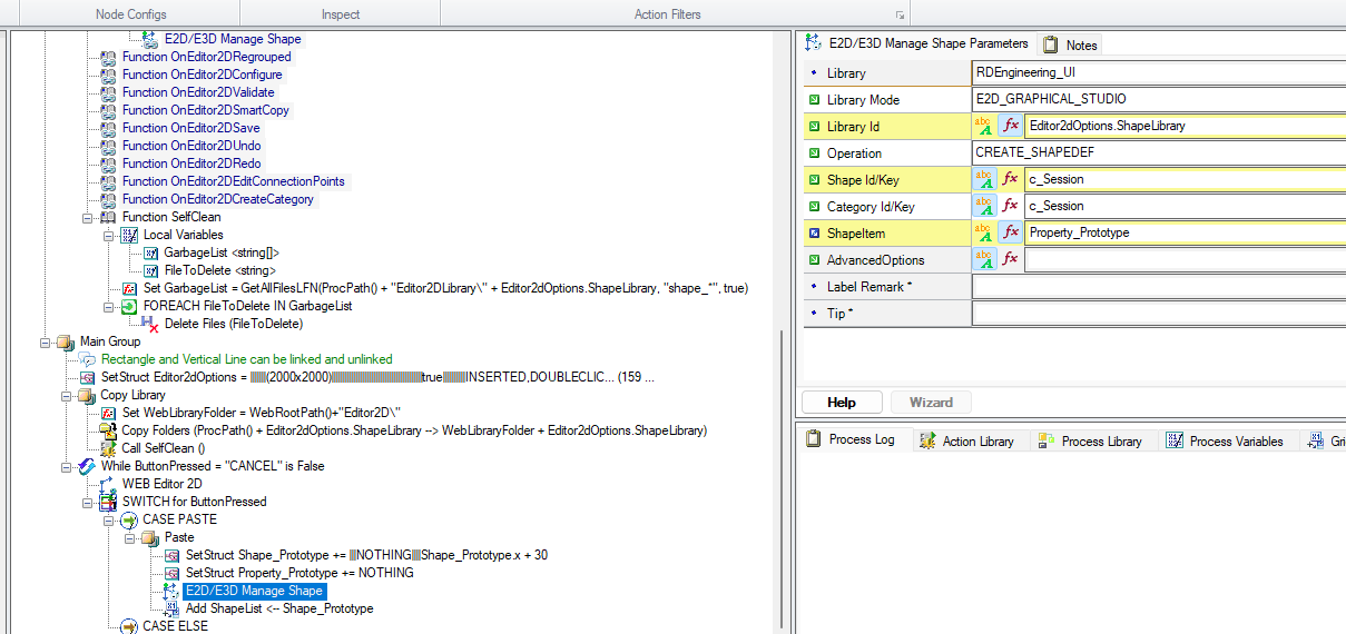 Erzeugung eines neuen Shapes