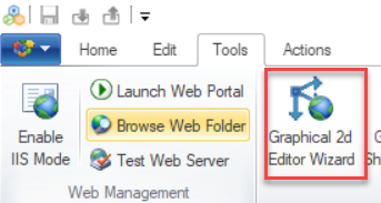 Menü des WGE